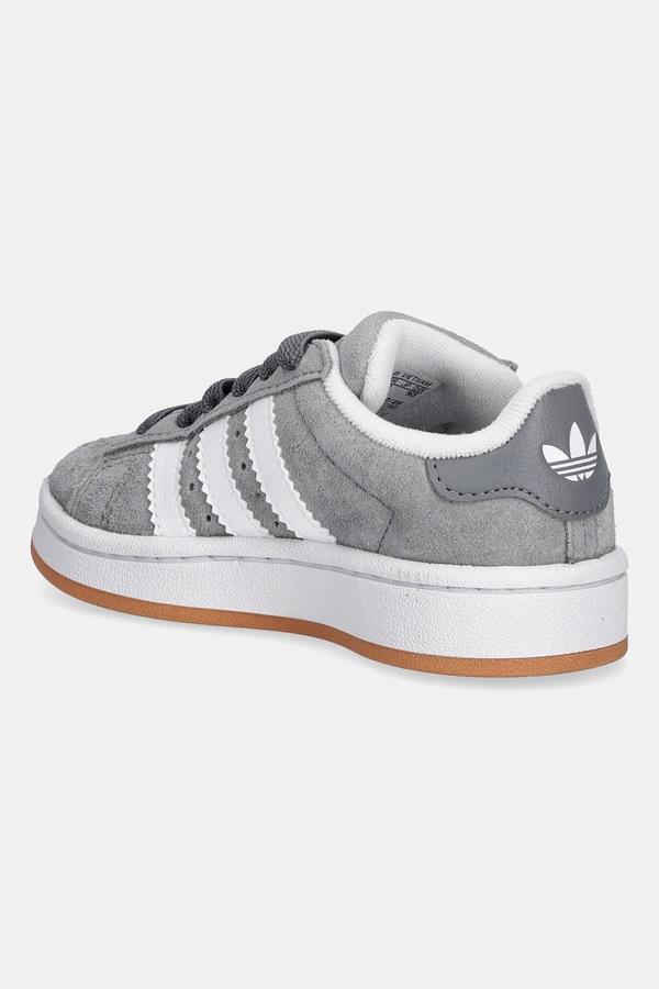 Дитячі замшеві кросівки adidas Originals CAMPUS 00s колір сірий фото 2