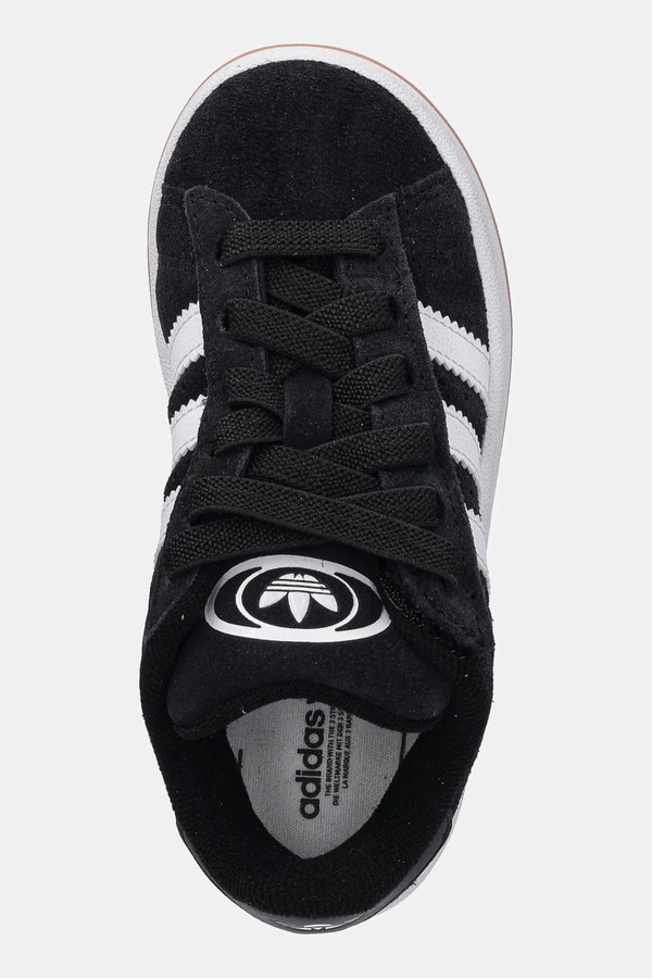 Дитячі замшеві кросівки adidas Originals CAMPUS 00s колір чорний фото 4