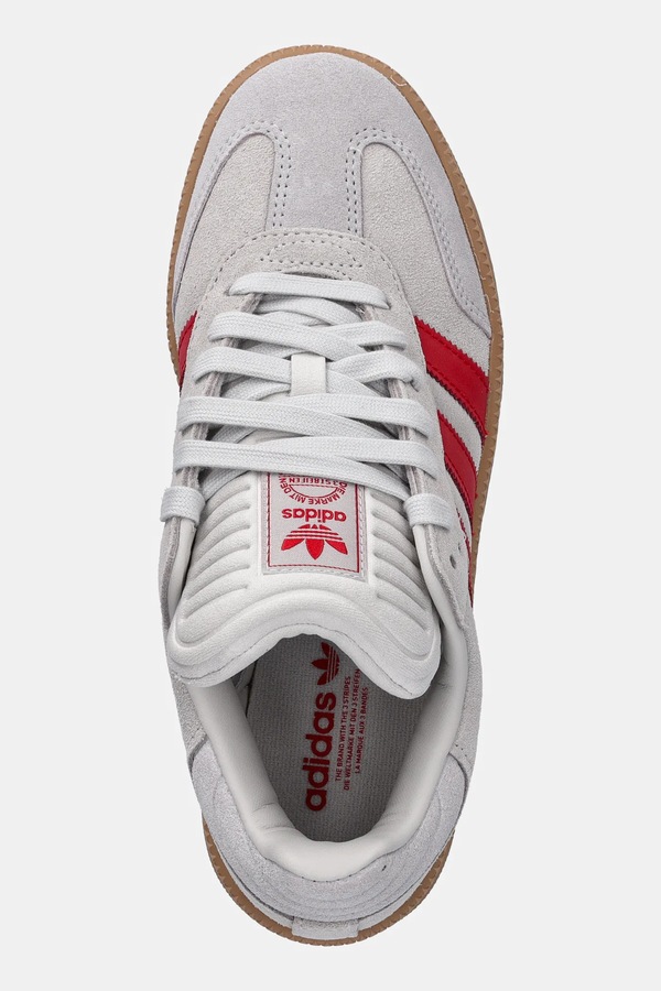 Дитячі кросівки adidas Originals SAMBA XLG колір сірий фото 4