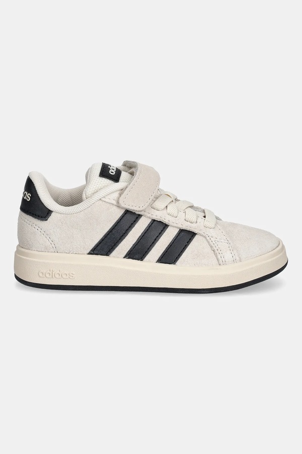 Дитячі кросівки adidas GRAND COURT 00s колір бежевий фото 3