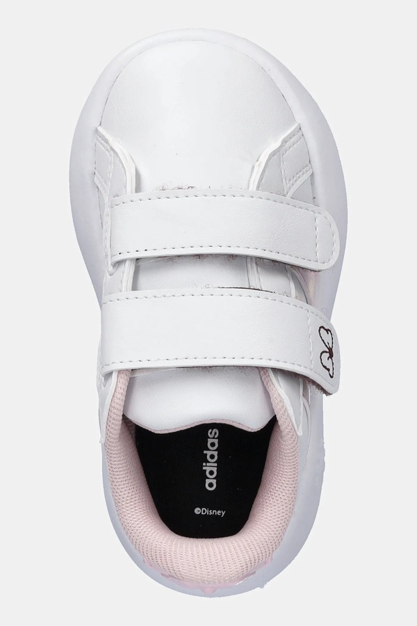 Дитячі кросівки adidas GRAND COURT MINNIE колір білий фото 4