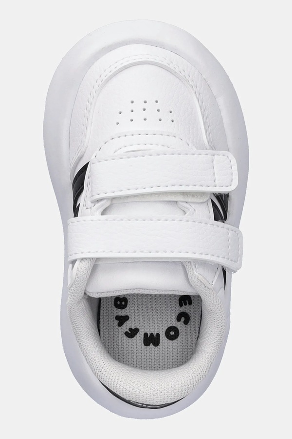 Дитячі кросівки adidas BREAKNET 3.0 колір білий фото 4