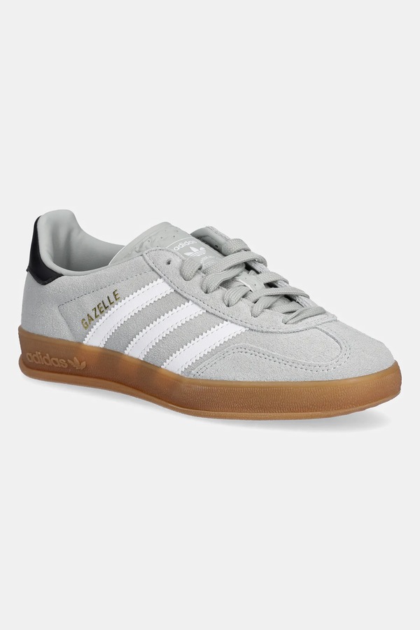 Дитячі кросівки adidas Originals GAZELLE INDOOR колір сірий