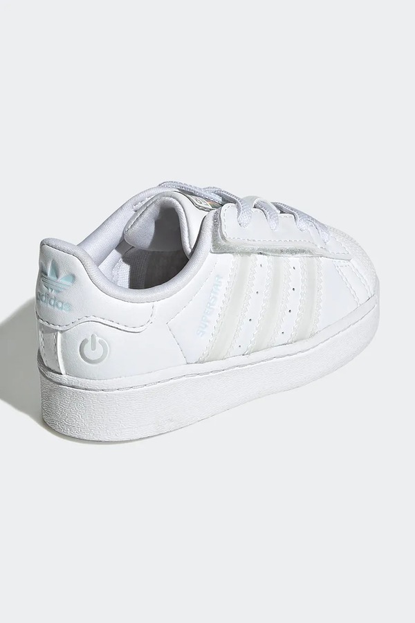 Дитячі кросівки adidas Originals SUPERSTAR LED LIGHTS колір білий фото 2