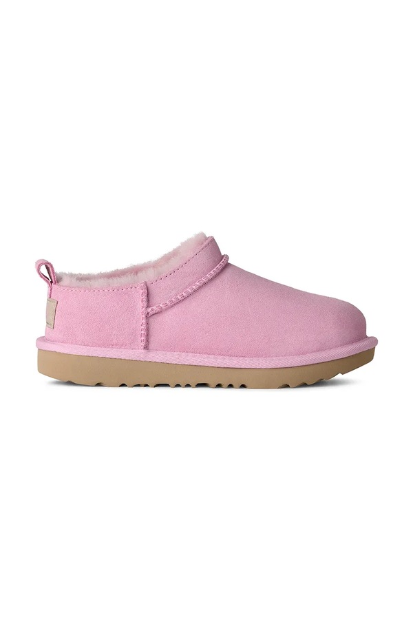 Дитячі чоботи UGG CLASSIC MICRO колір коричневий