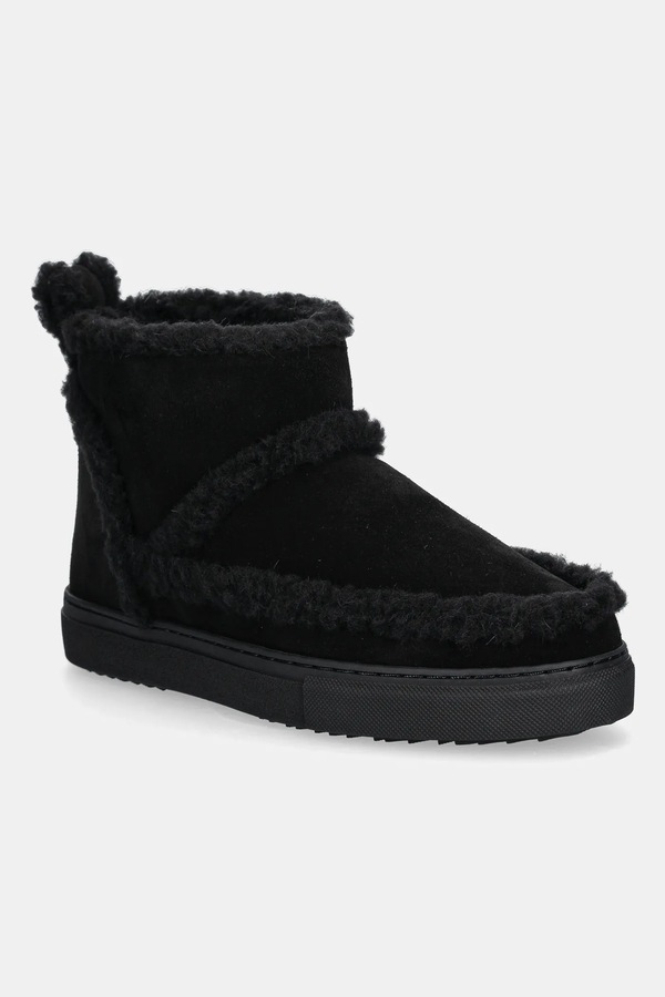 Дитячі чоботи Inuikii CLASSIC SHEARLING колір чорний