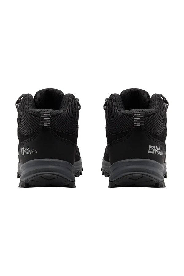 Дитячі черевики Jack Wolfskin VOJO TOUR TEXAPORE MID колір чорний фото 2