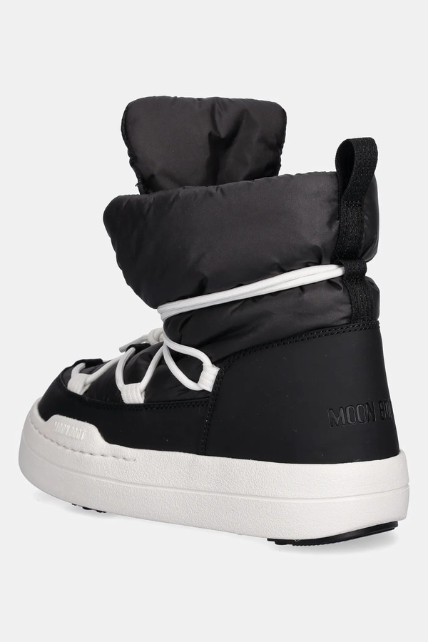 Дитячі чоботи Moon Boot MB JR PARK LACE MID колір чорний фото 3