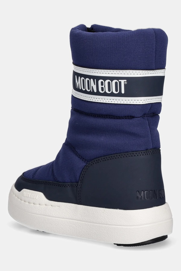 Дитячі чоботи Moon Boot MB JR PARK ZIP HIGH WP колір синій фото 2