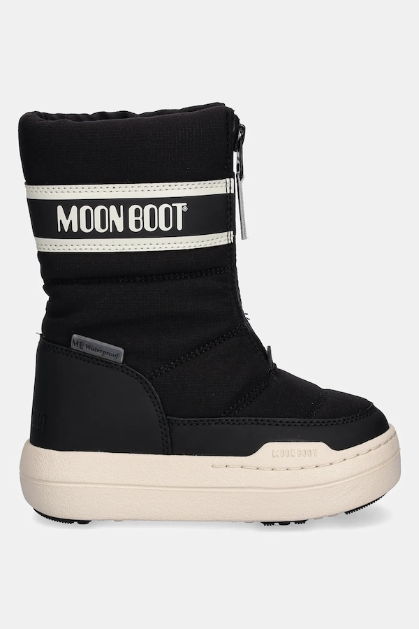 Дитячі чоботи Moon Boot MB JR PARK ZIP HIGH WP колір чорний