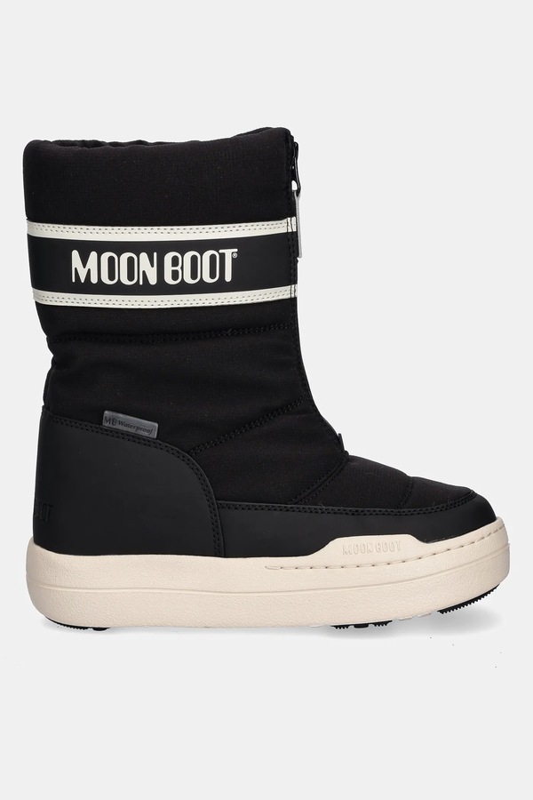 Дитячі зимові черевики Moon Boot MB JR PARK ZIP HIGH WP колір чорний