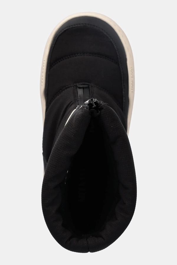 Дитячі зимові черевики Moon Boot MB JR PARK ZIP HIGH WP колір чорний фото 4