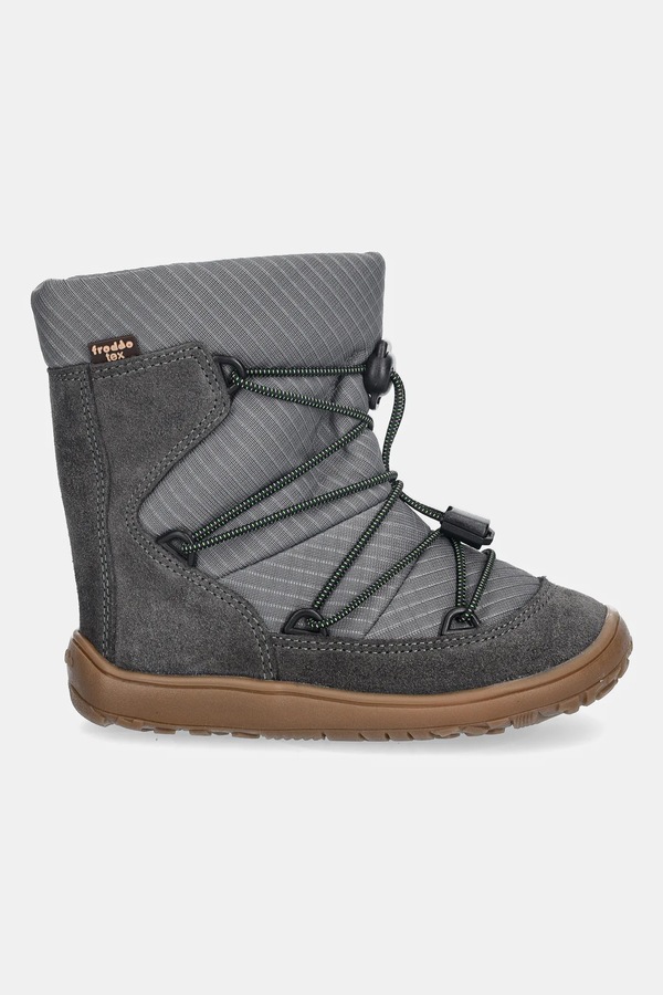 Дитячі зимові черевики Froddo BAREFOOT TEX TRACK WOOL колір сірий