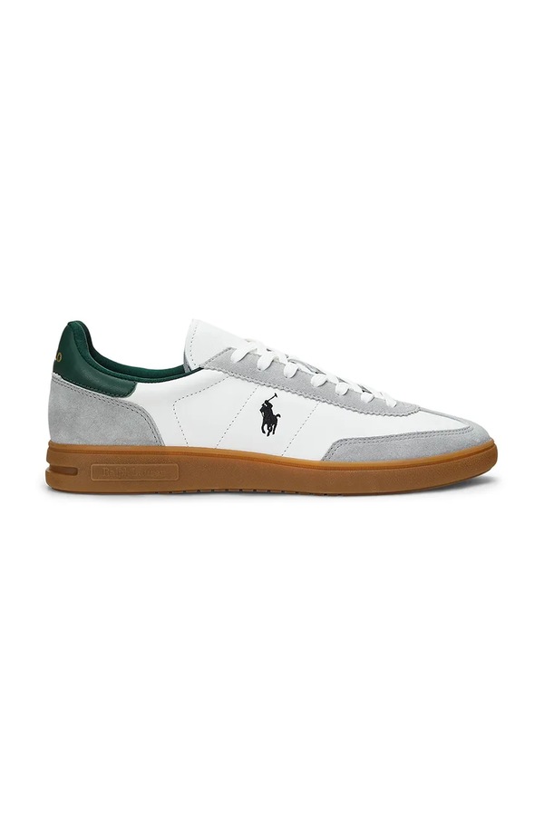 Кожаные кроссовки Polo Ralph Lauren Bedford цвет белый