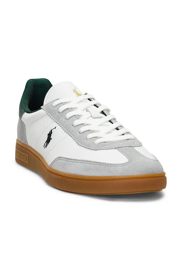 Кожаные кроссовки Polo Ralph Lauren Bedford цвет белый
