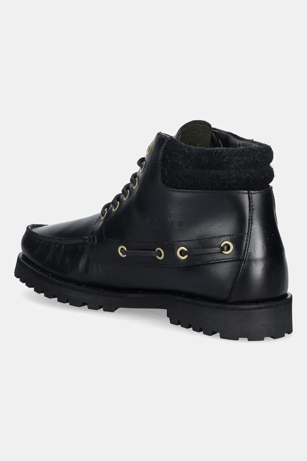 Кожаные ботинки Barbour Tiller цвет черный фото 2