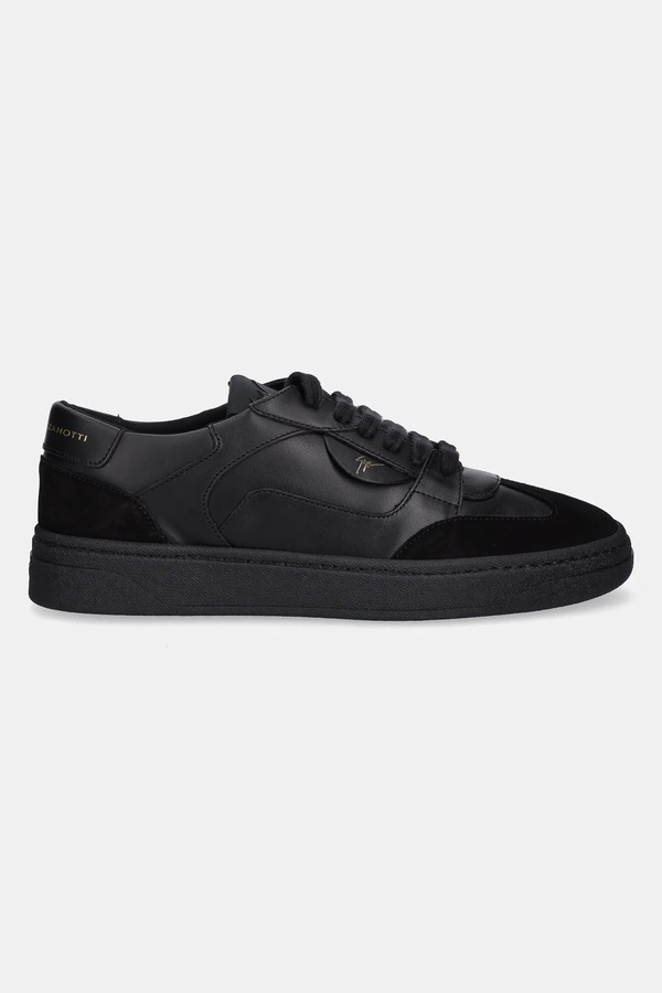 Кожаные кроссовки Giuseppe Zanotti GZ/94 цвет черный