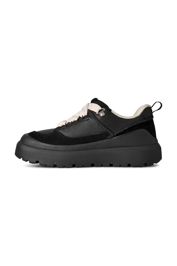 Шкіряні кросівки UGG Heritage Utility Sneaker колір чорний фото 4