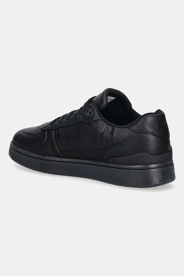 Кожаные кроссовки Lacoste T-Clip Shield Sneakers цвет черный фото 2