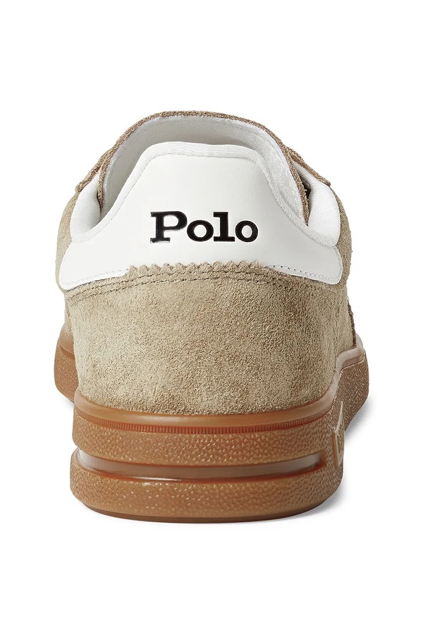 Замшеві кросівки Polo Ralph Lauren Bedford Pp колір бежевий фото 2