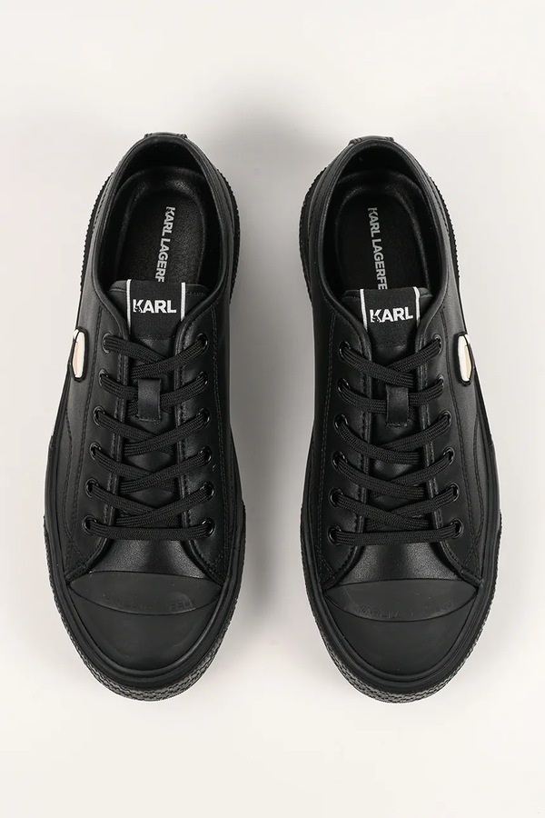 Кеди Karl Lagerfeld KAMPUS MAX колір чорний фото 4