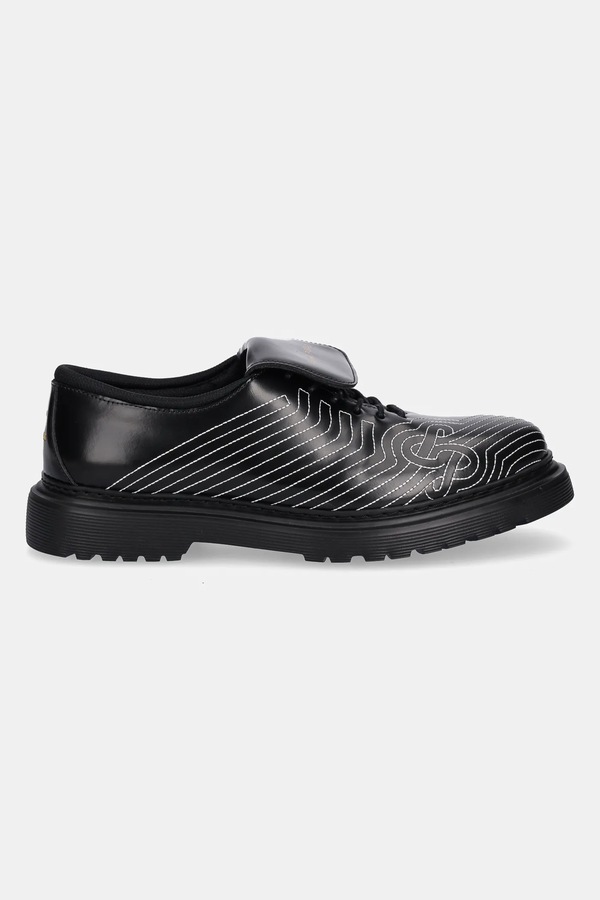 Шкіряні туфлі Filling Pieces Derby Football колір чорний