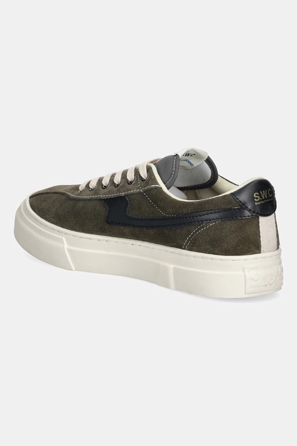 Кеды Stepney Workers Club DELLOW S-STRIKE CUP SUEDE цвет зеленый фото 2