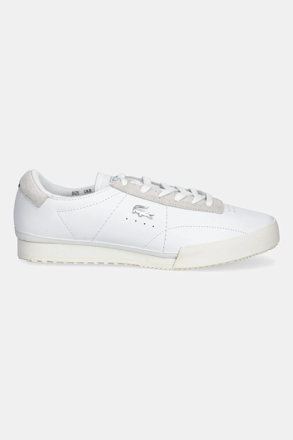 Шкіряні кросівки Lacoste AURA колір білий