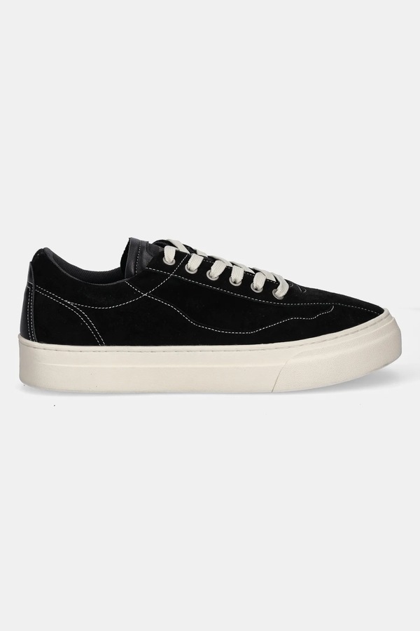 Замшеві кеди Stepney Workers Club Omni Dellow Silk Suede колір чорний