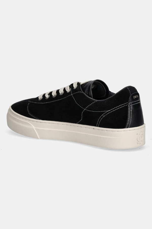 Замшеві кеди Stepney Workers Club Omni Dellow Silk Suede колір чорний фото 2
