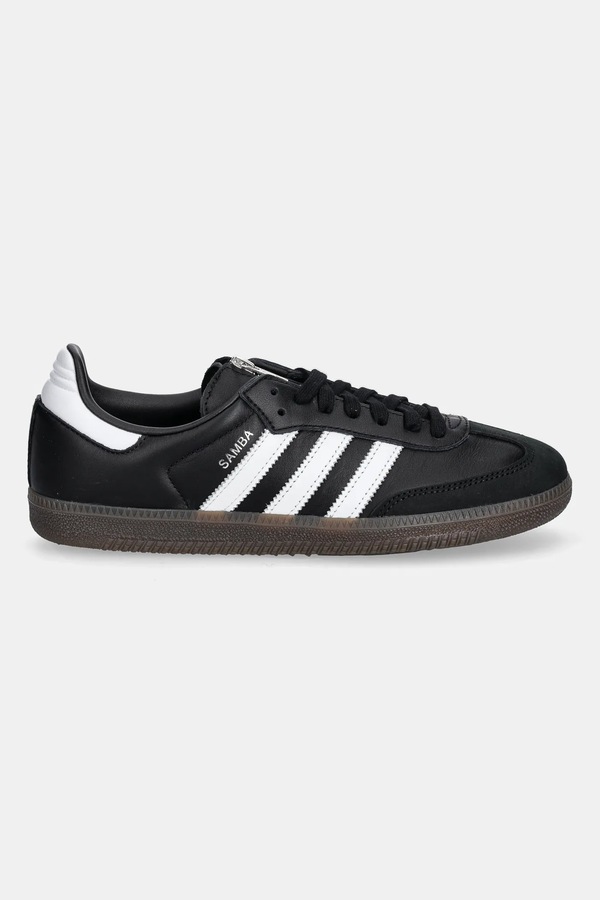 Кожаные кроссовки adidas Originals Samba OG x Jeremy Scott цвет черный