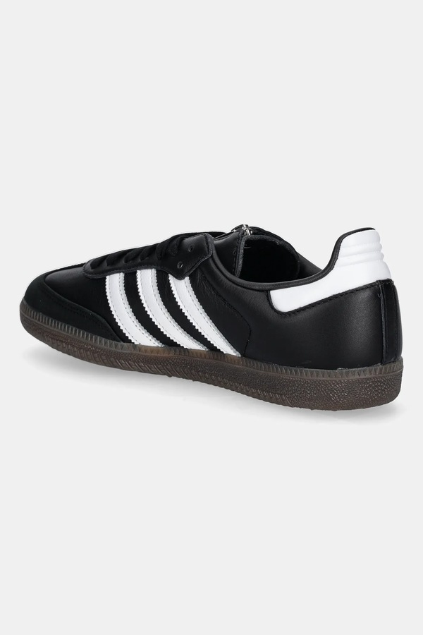 Кожаные кроссовки adidas Originals Samba OG x Jeremy Scott цвет черный фото 2