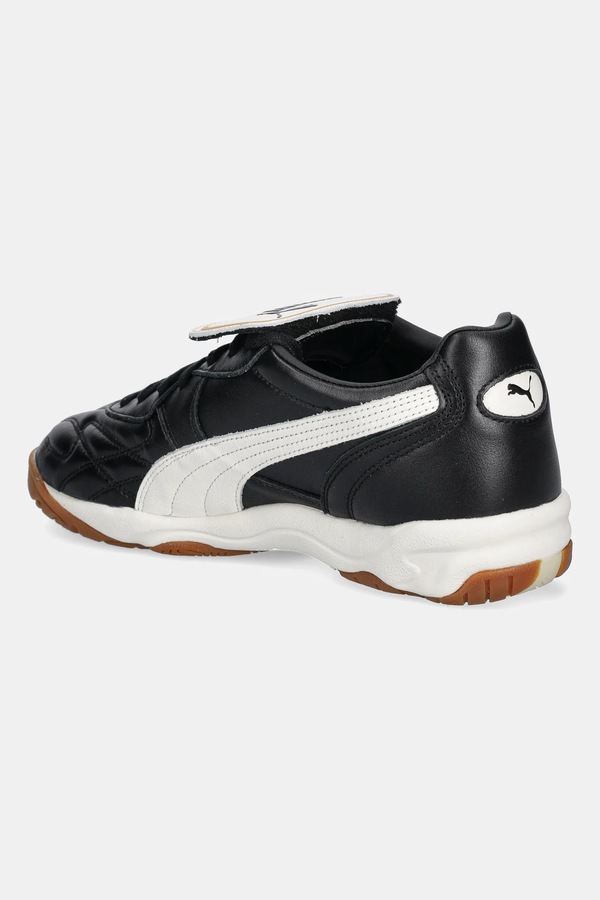 Кожаные кроссовки Puma King Indoor цвет черный фото 2