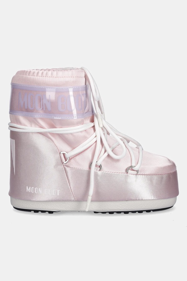 Зимние сапоги Moon Boot MB ICON LOW PEARLY цвет розовый
