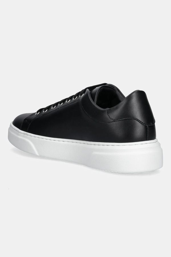 Кожаные кроссовки Philipp Plein Iconic цвет черный фото 2