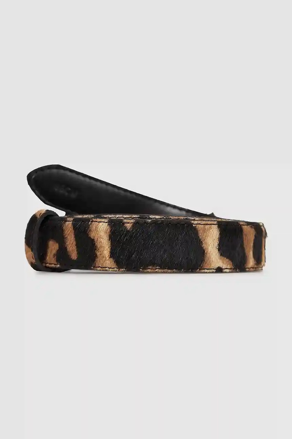 Кожаный ремень Karl Lagerfeld K/SIGNATURE цвет коричневый