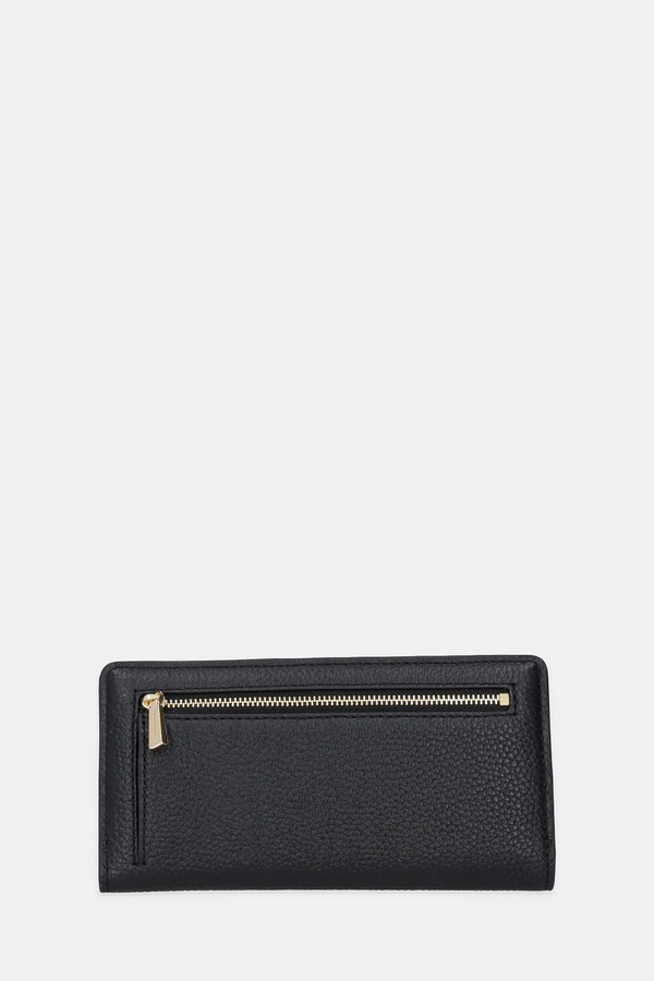 Шкіряний гаманець MICHAEL Michael Kors BRYANT колір чорний фото 2