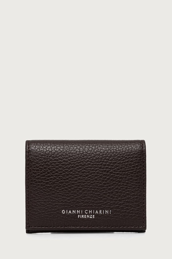 Чохол для карток жіночий шкіряний Gianni Chiarini колір коричневий