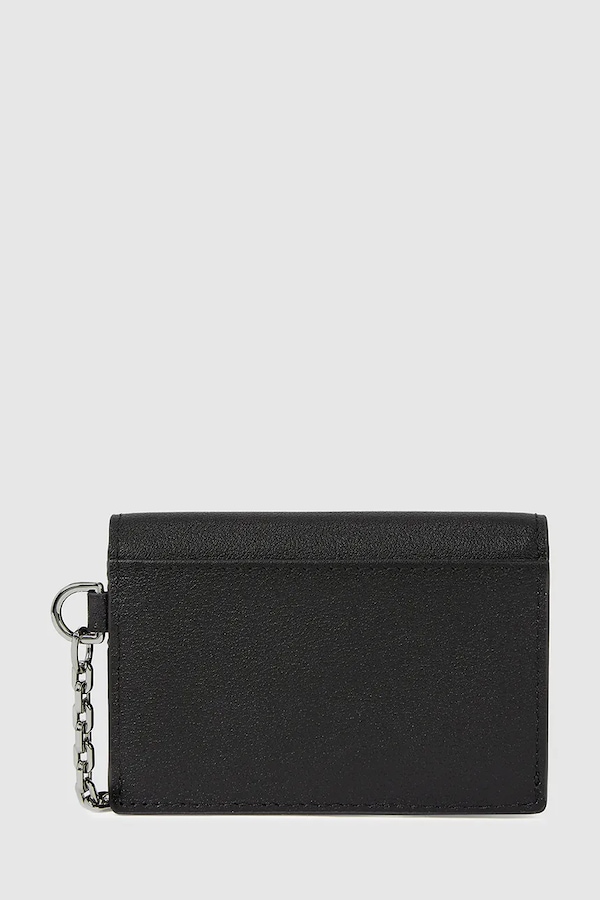 Кожаный кошелек Karl Lagerfeld K/SIGNATURE цвет черный