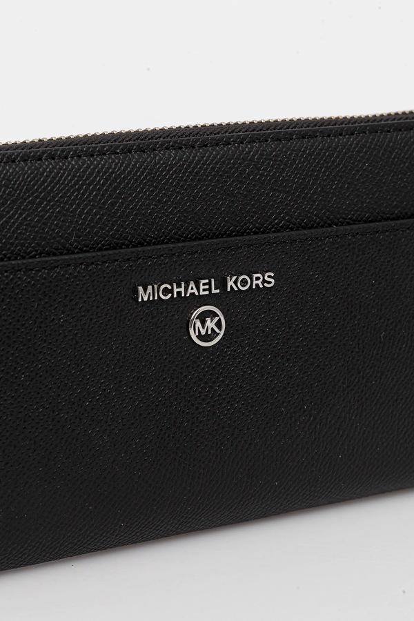 Кожаный кошелек MICHAEL Michael Kors цвет черный фото 2