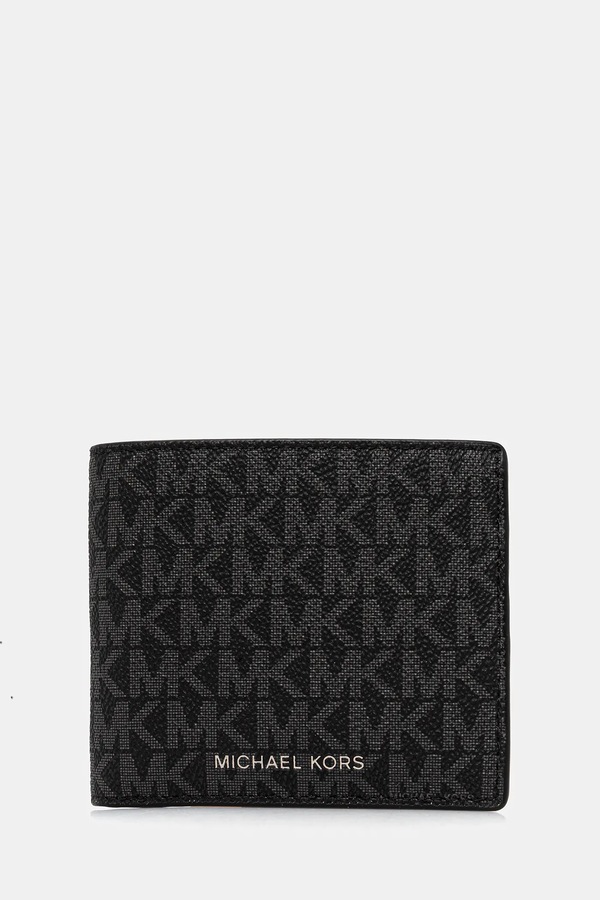Гаманець та шкіряний ремінець Michael Kors колір чорний фото 2