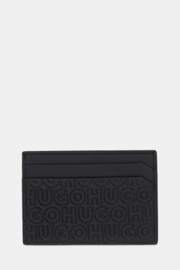 Шкіряний чохол на банківські карти HUGO Ethon HI M_Cardcase колір чорний