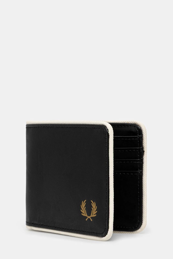 Гаманець Fred Perry колір чорний фото 2