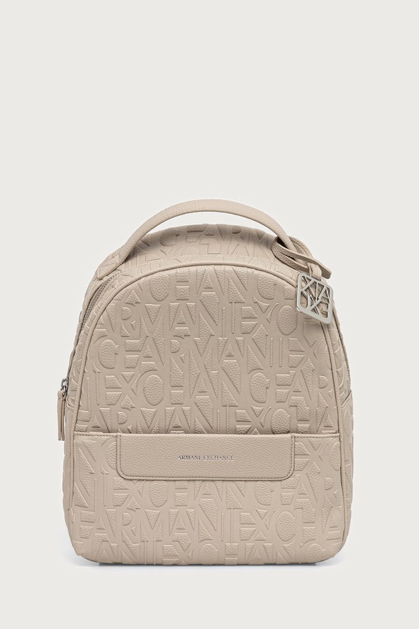 Рюкзак жіночий Armani Exchange колір бежевий