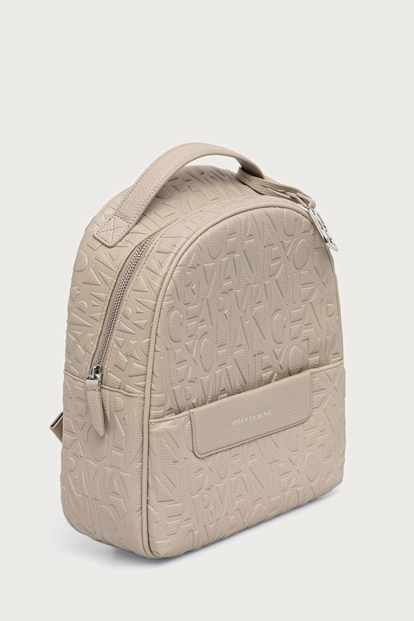 Рюкзак жіночий Armani Exchange колір бежевий