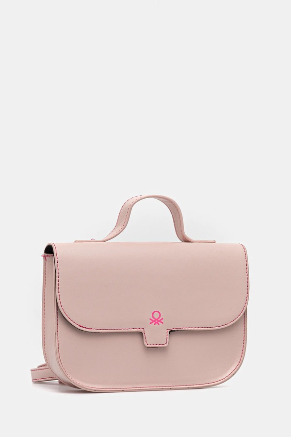 Дитячий рюкзак United Colors of Benetton колір рожевий