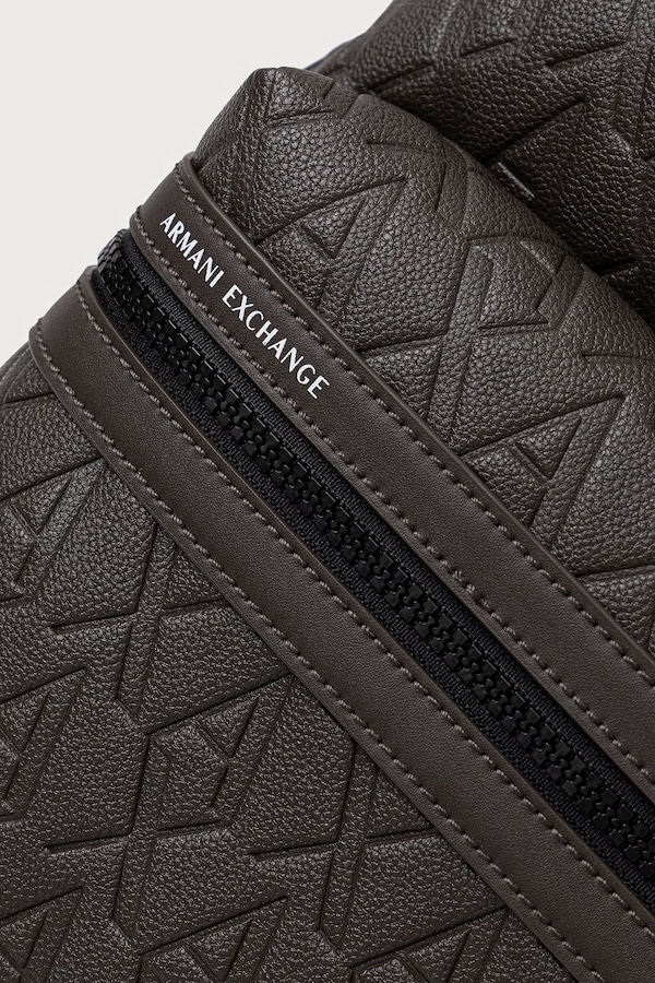 Рюкзак чоловічий Armani Exchange колір коричневий фото 4