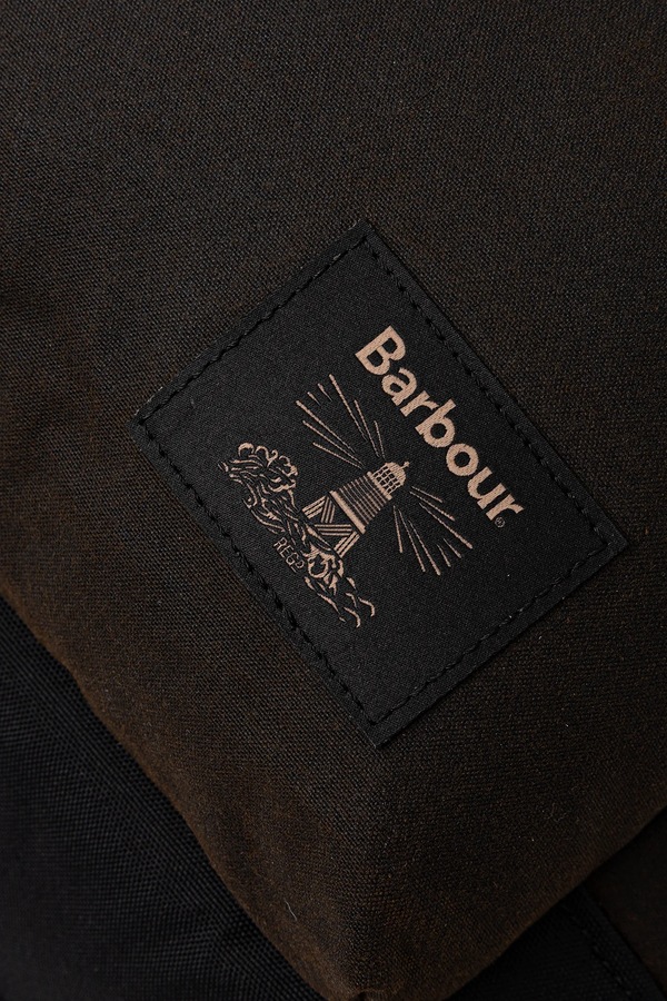 Рюкзак Barbour Field Wax колір зелений фото 4