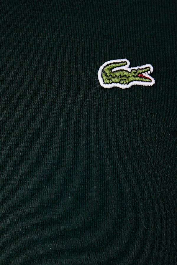 Поло жіноче з бавовною Lacoste колір зелений фото 4