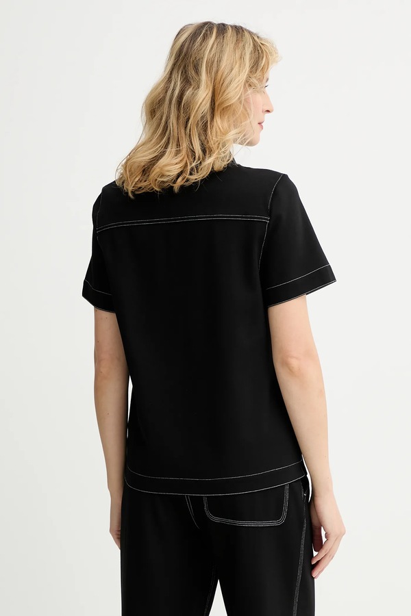 Поло rag & bone колір чорний фото 2